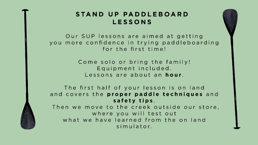 Stand Up Paddle Board Lessons Jacksonville Florida 1 hour course for beginners 